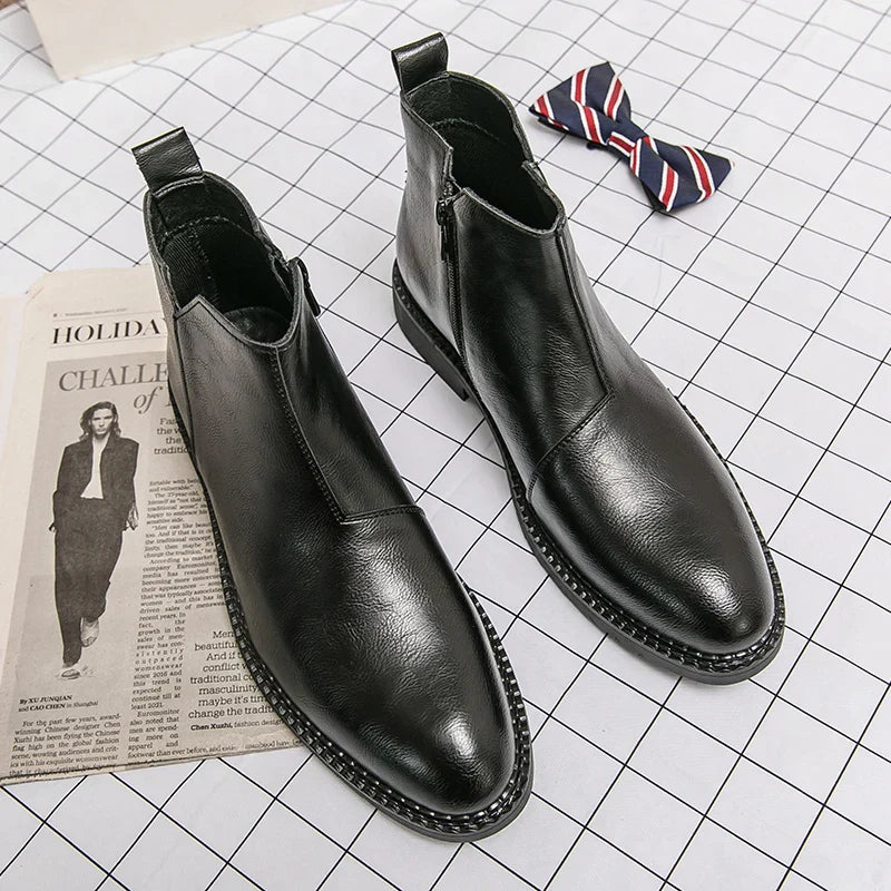 Bottes en Cuir Véritable Rufus