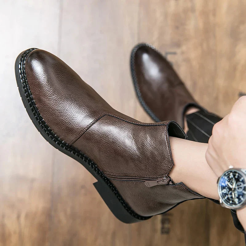 Bottes en Cuir Véritable Rufus