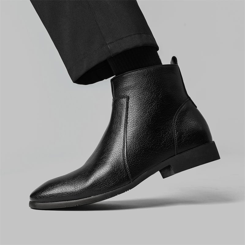 Bottes en cuir véritable Mavren