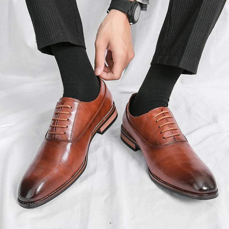 Oxfords en cuir Vittorio