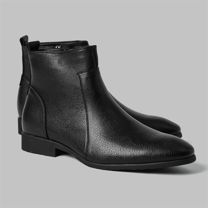 Bottes en cuir véritable Mavren