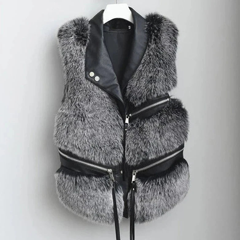 Gilet en Fourrure Fluffy