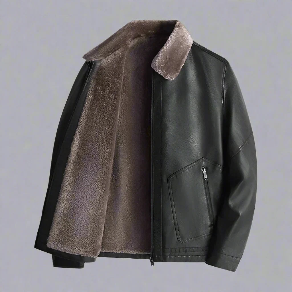 Olof™ | Veste en Cuir Cavalier