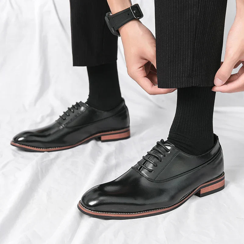 Oxfords en cuir Vittorio