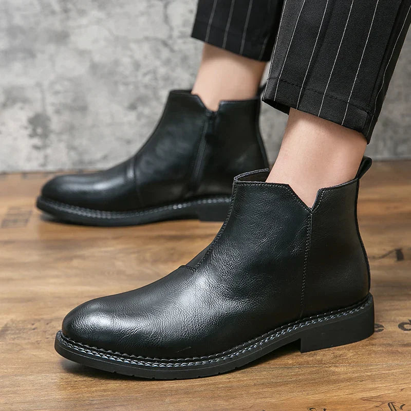Bottes en Cuir Véritable Rufus