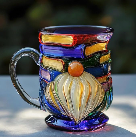 Mug Nain Fait Main pour Livres 3D