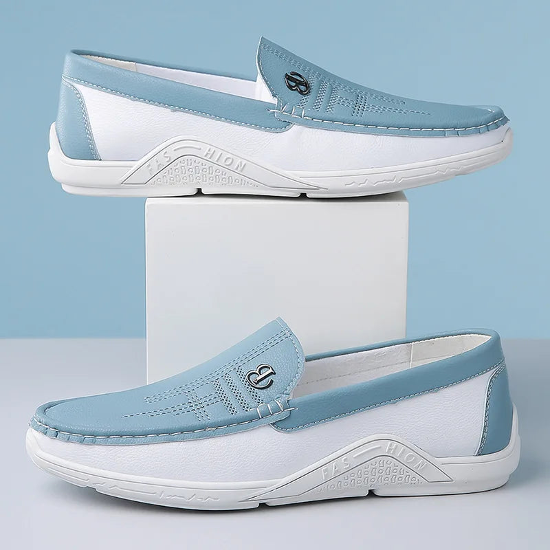 Mocassins en cuir Luc avec une finition de haute qualité