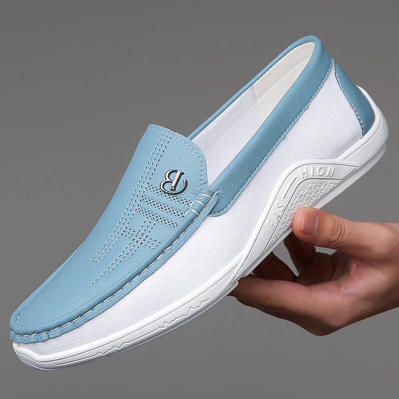 Mocassins en cuir Luc avec une finition de haute qualité