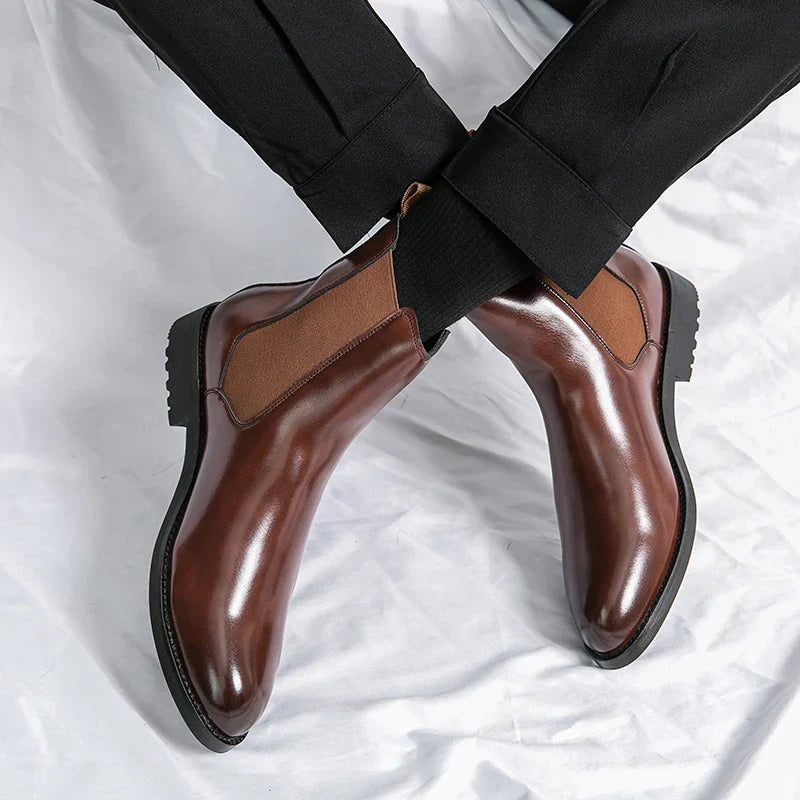 Bottes en cuir véritable Stride