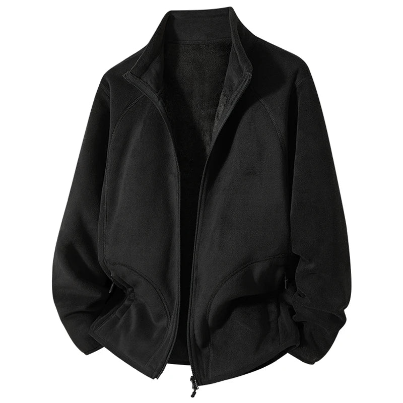 Camille – Veste en Polaire avec Col Montant