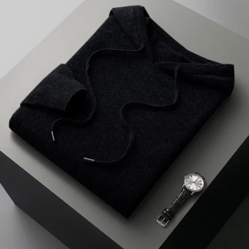 Hoodie en Laine Mérinos Masu