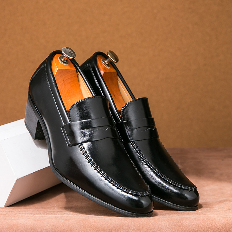 Firenze | Mocassins en Cuir avec Talon Large