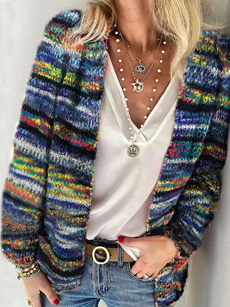 CARDIGAN ISA COUCHES VIBRANTES