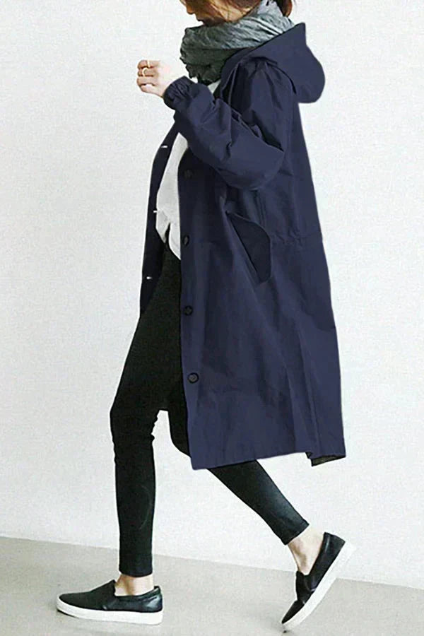 DORO | Manteau trench oversize avec capuche