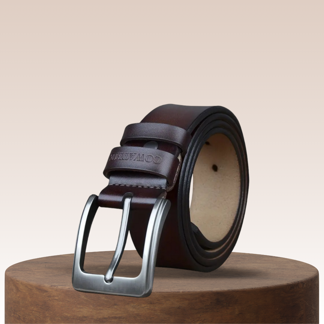 Noah | Ceinture Vintage avec Boucle Carrée