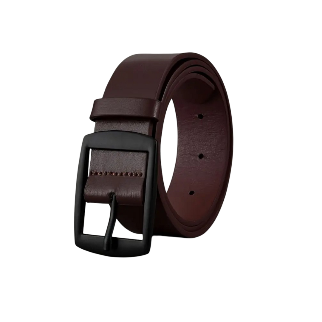 Milan | Ceinture Quotidienne avec Boucle en Alliage Carrée
