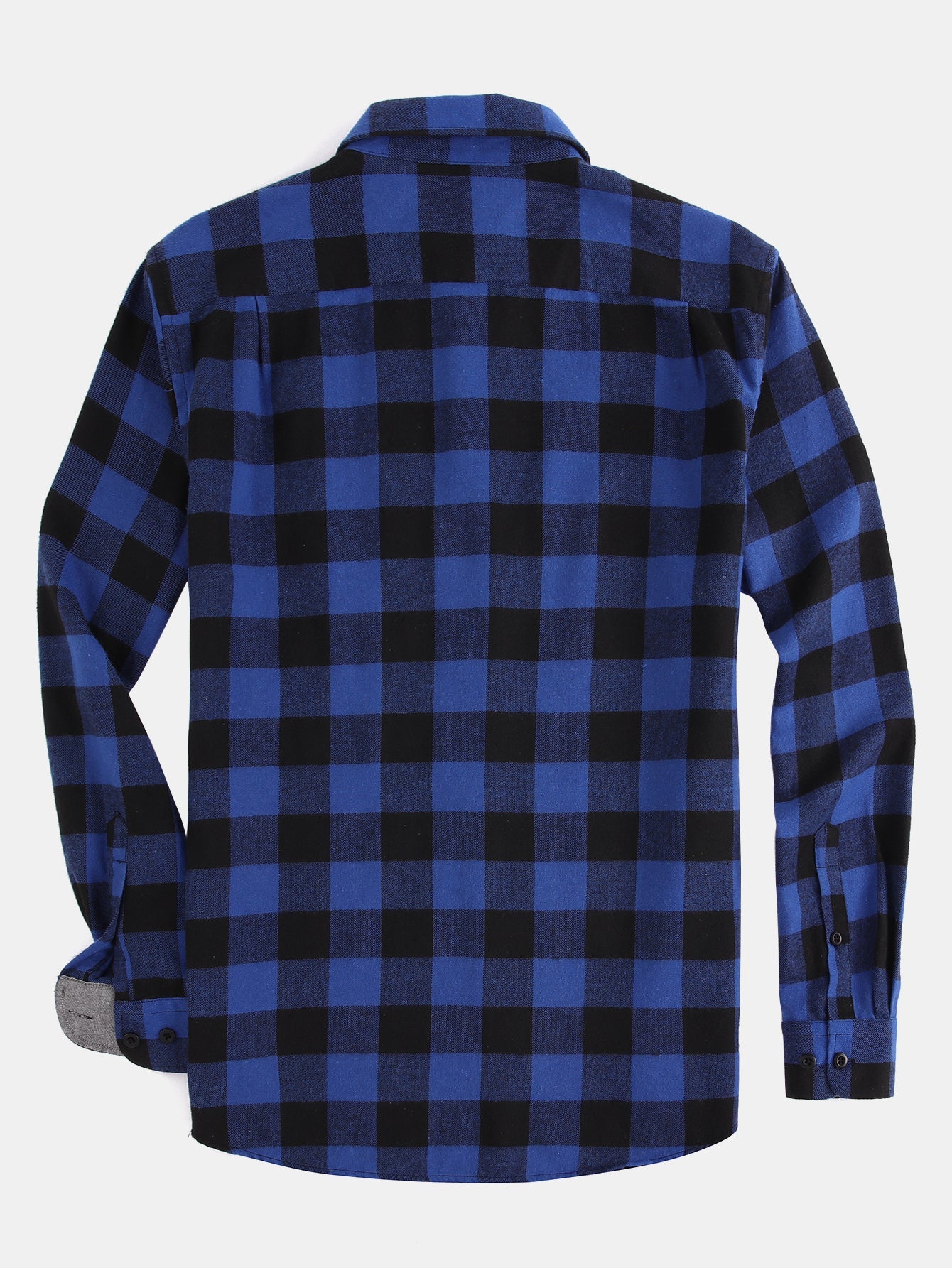Chemise à carreaux en flanelle avec boutons
