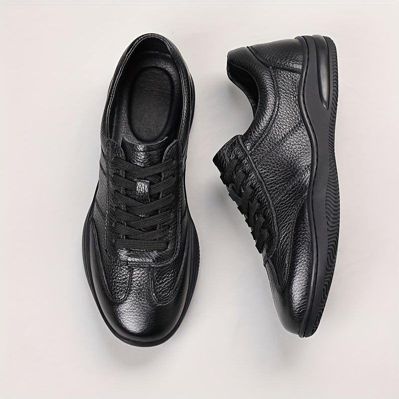 Baskets Basses en Cuir pour Hommes - Légères et Rétro pour Usage Extérieur & Casual