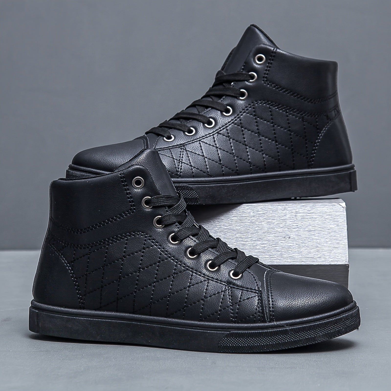 Heren Hautes chaussures - Baskets Antidérapantes Confortables pour l'Extérieur