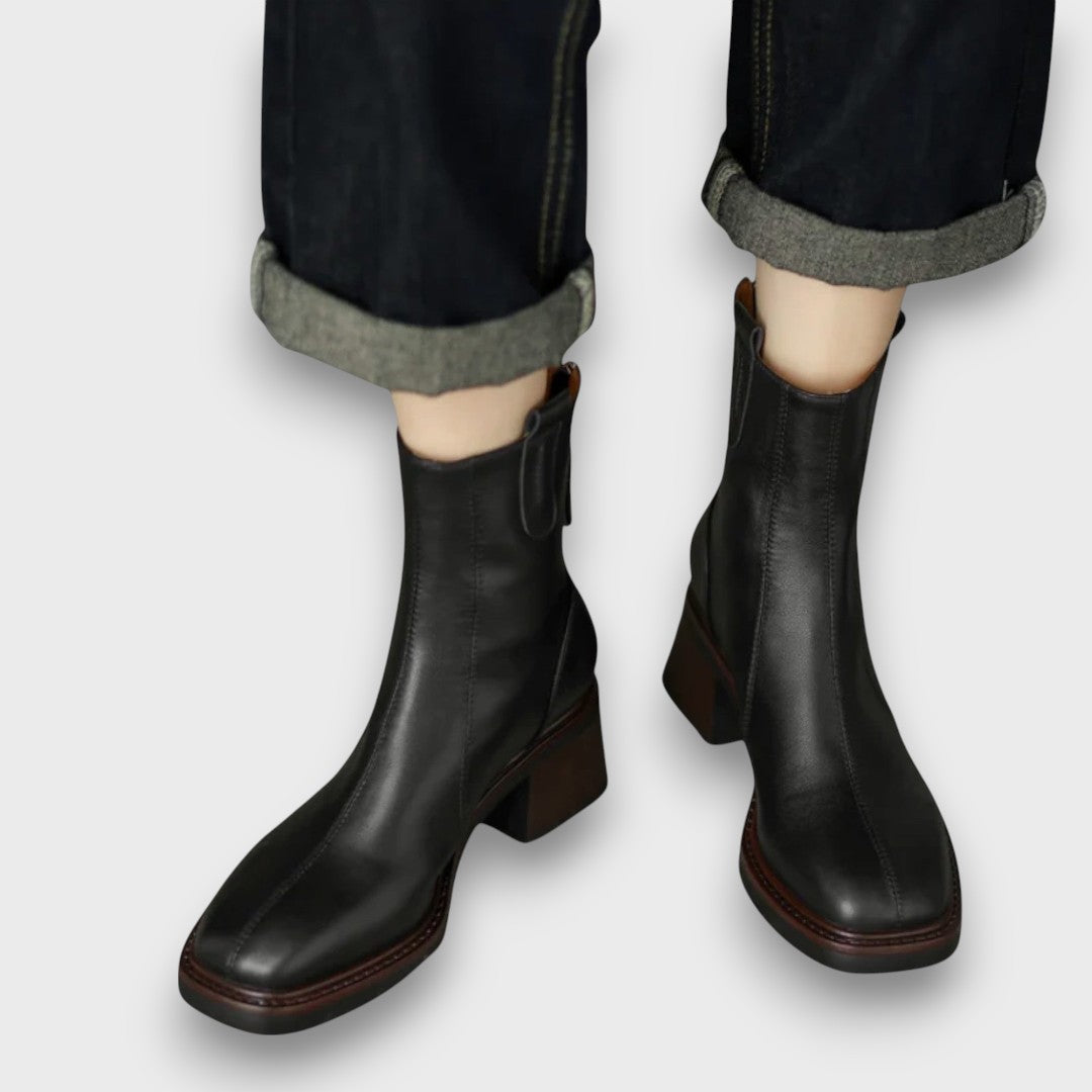 Fien – Bottines en Cuir Classiques