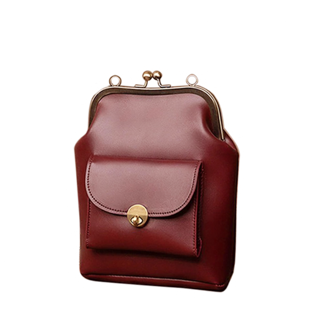 Sac Vintage à Fermeture à Clip - Essentiel Rétro Chic