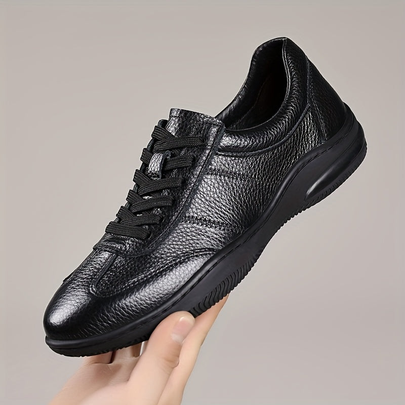 Baskets Basses en Cuir pour Hommes - Légères et Rétro pour Usage Extérieur & Casual