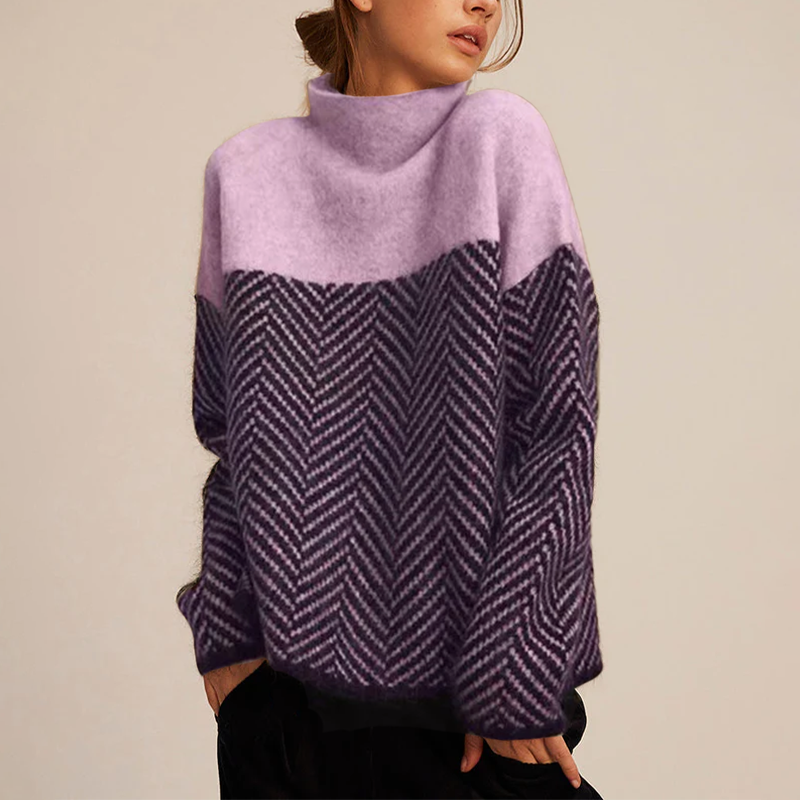 CHEVRON PATTERN SWEATER