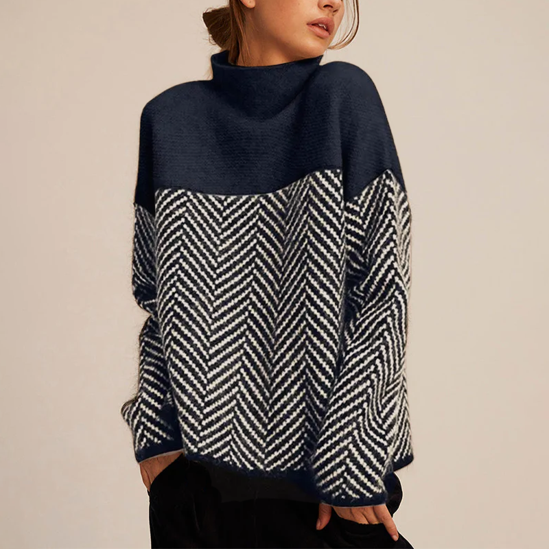 CHEVRON PATTERN SWEATER