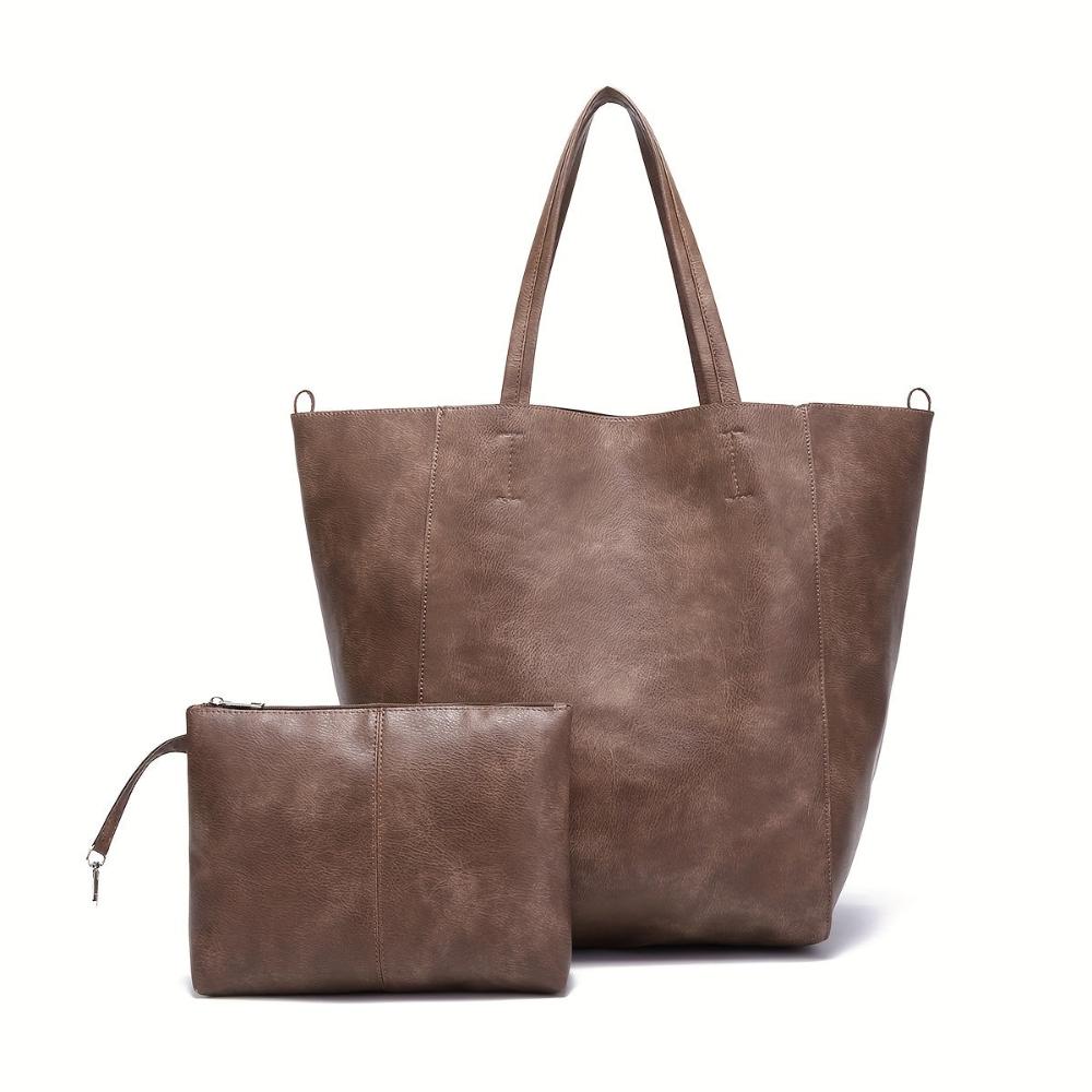 Douceur Rétro de Renee | Sac Tote Grande Capacité