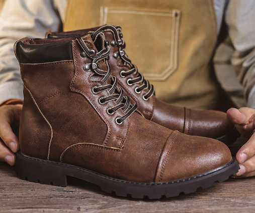 Colton™ | Bottes en cuir pour hommes premium