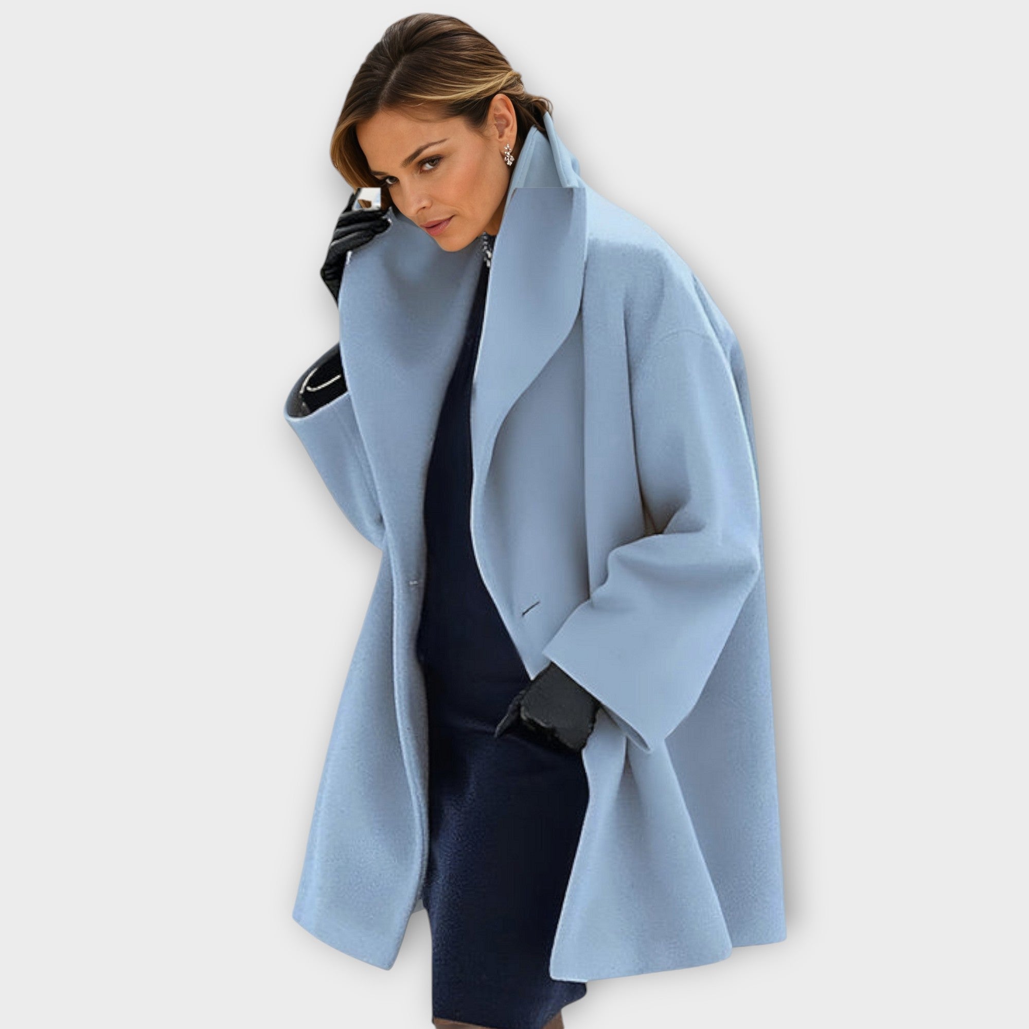 ÉLÉGANT MANTEAU DRAPÉ