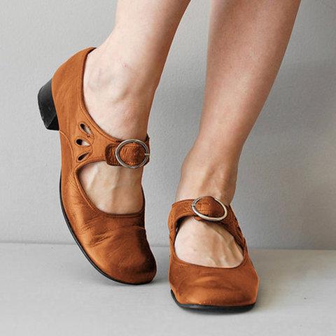 Myla™ Escarpins en Cuir Uniques et Confortables
