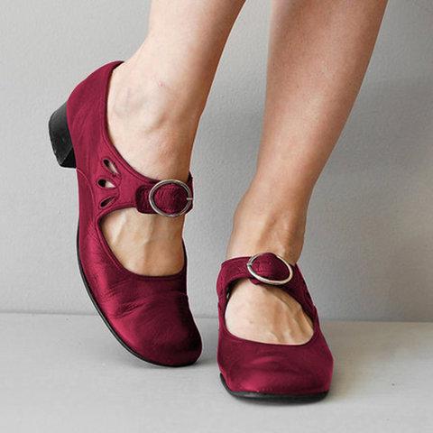 Myla™ Escarpins en Cuir Uniques et Confortables