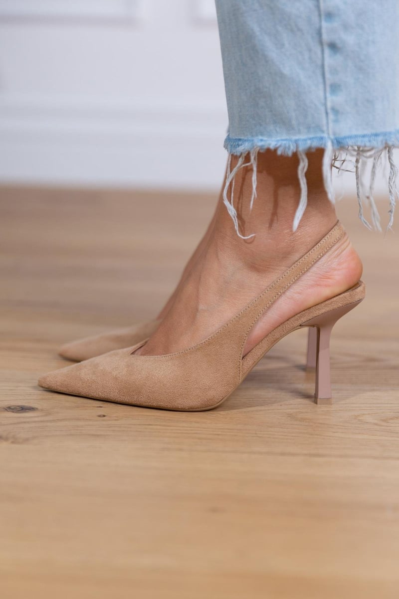 Escarpins Slingback à Talon Pointu