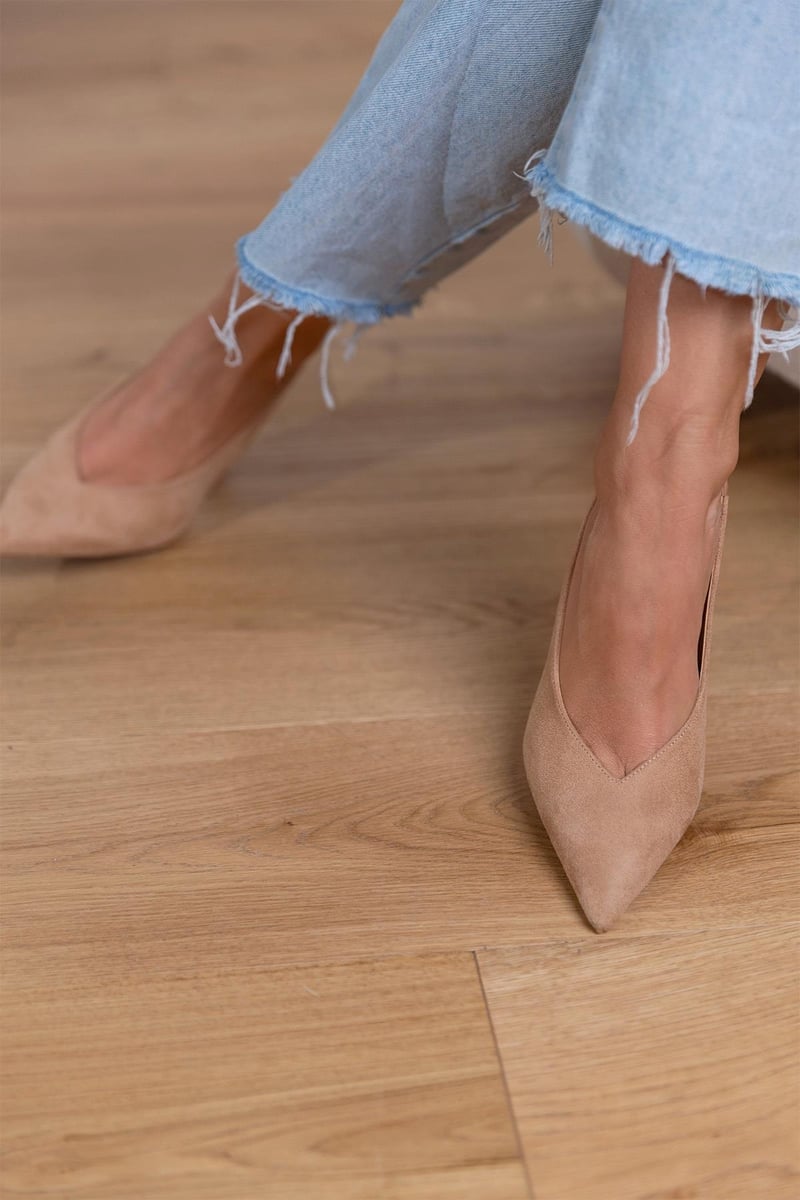 Escarpins Slingback à Talon Pointu
