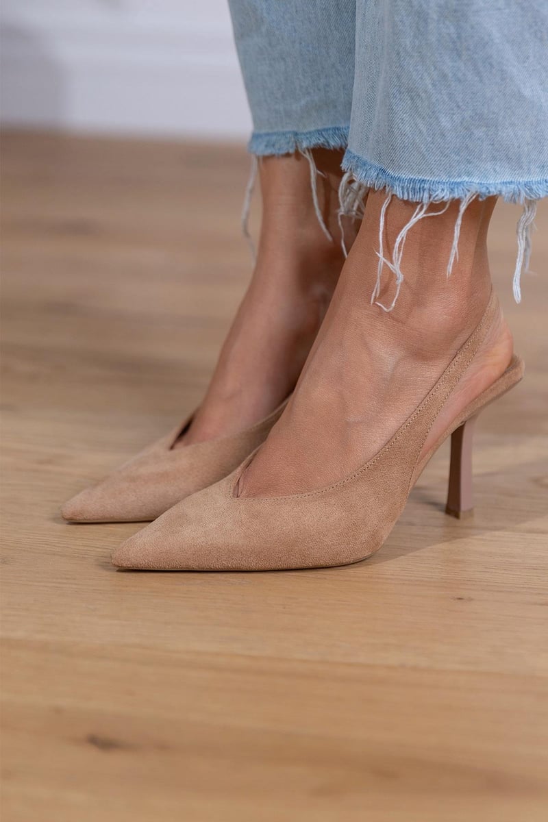 Escarpins Slingback à Talon Pointu