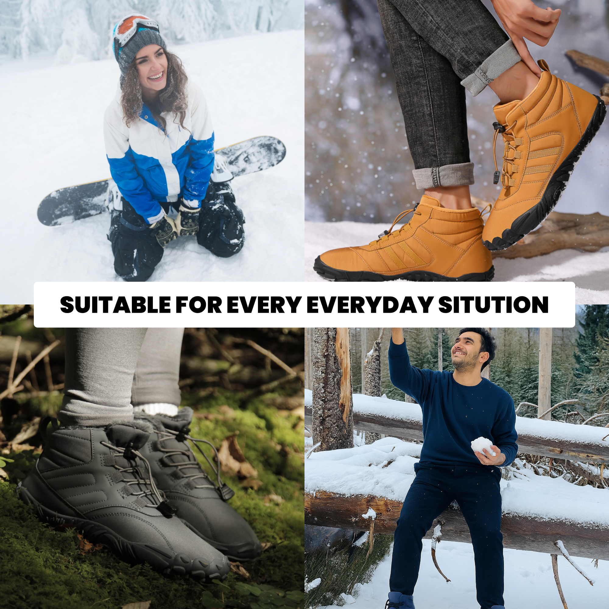 IceGrip - Chaussures d'hiver pieds nus