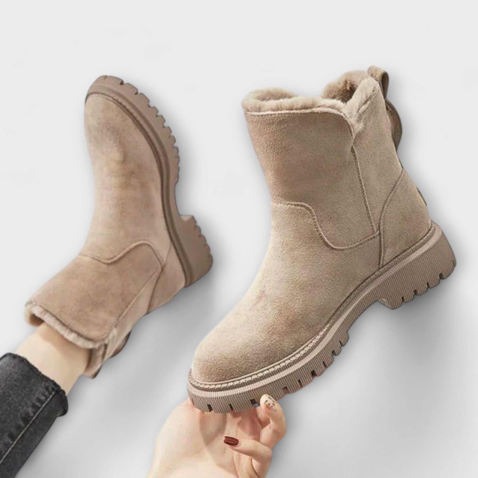 Alwa – Bottes d'hiver chaudes avec intérieur doux