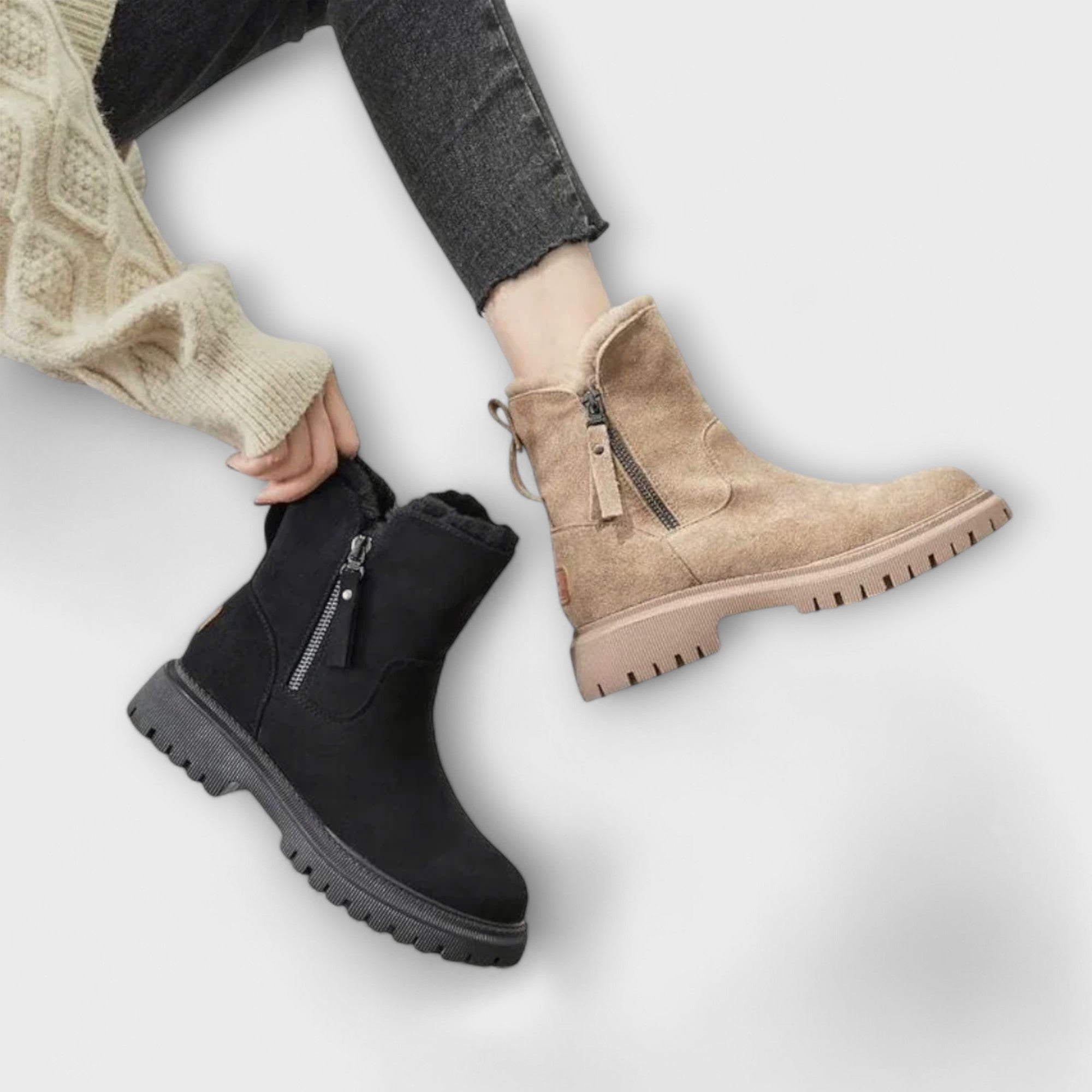 Alwa – Bottes d'hiver chaudes avec intérieur doux
