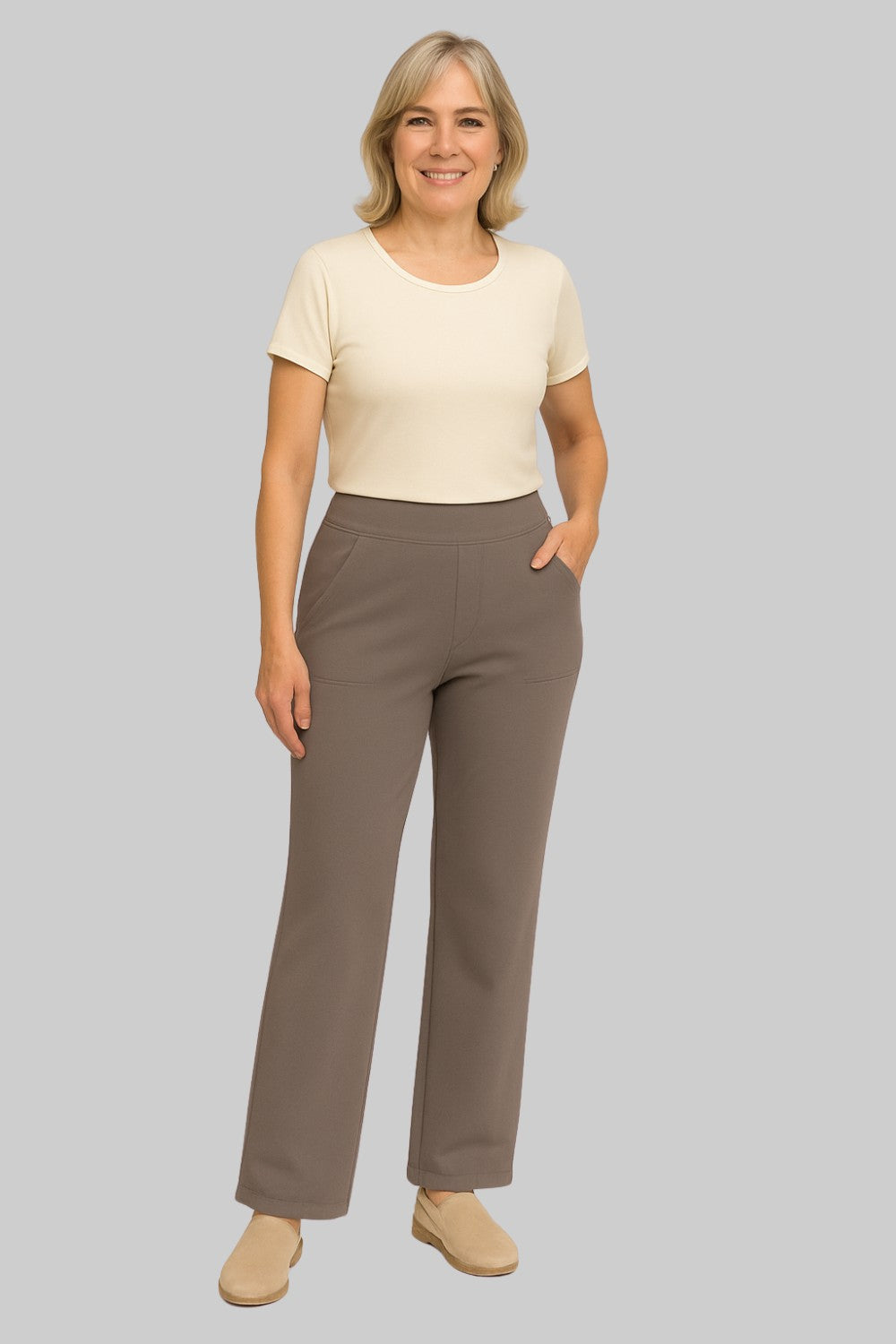 Calista | Pantalon élégant en jersey doux